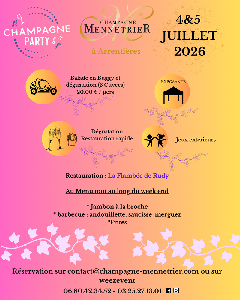 champagne party 2026